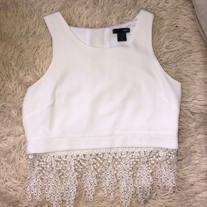 White Aqua Top